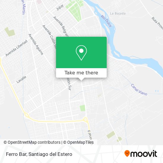 Ferro Bar map