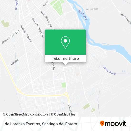 de Lorenzo Eventos map