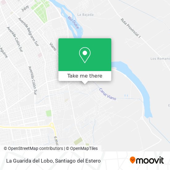 La Guarida del Lobo map