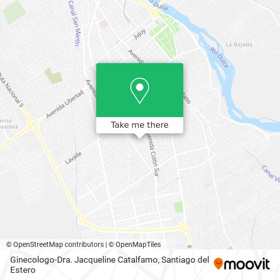 Ginecologo-Dra. Jacqueline Catalfamo map