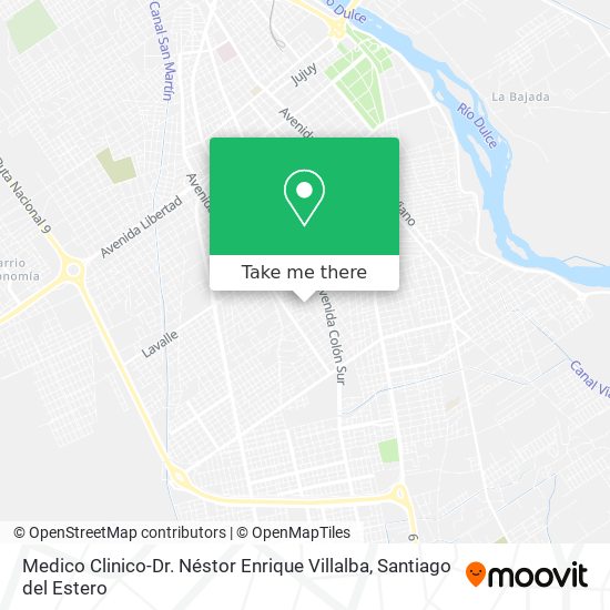 Medico Clinico-Dr. Néstor Enrique Villalba map