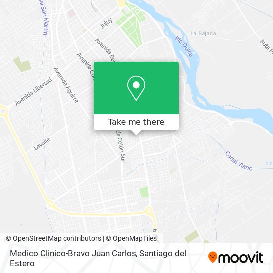 Medico Clinico-Bravo Juan Carlos map