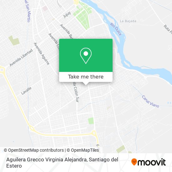 Aguilera Grecco Virginia Alejandra map