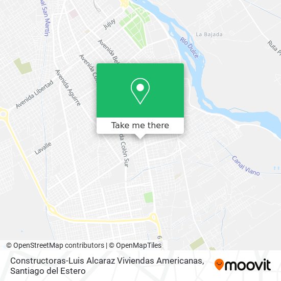 Constructoras-Luis Alcaraz Viviendas Americanas map