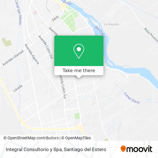 Mapa de Integral Consultorio y Spa
