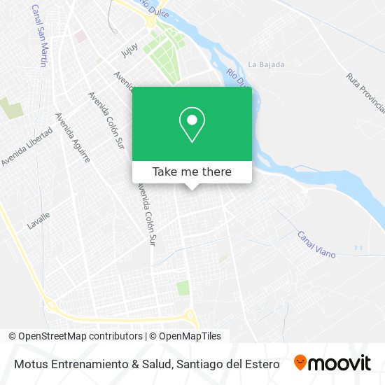 Motus Entrenamiento & Salud map
