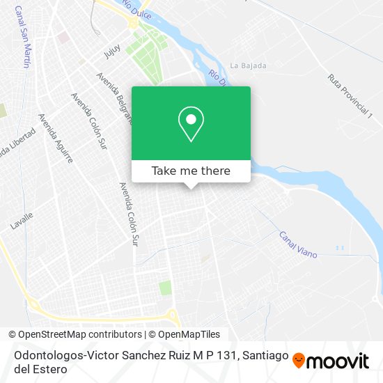 Odontologos-Victor Sanchez Ruiz M P 131 map
