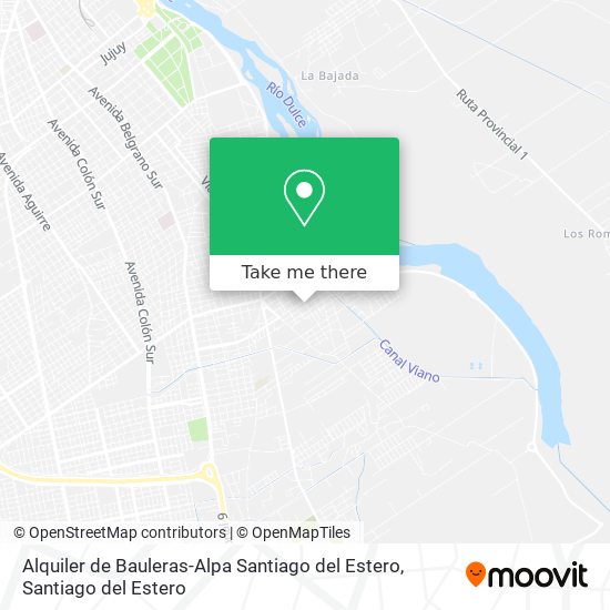 Mapa de Alquiler de Bauleras-Alpa Santiago del Estero