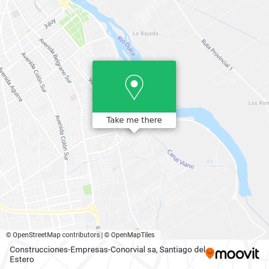 Mapa de Construcciones-Empresas-Conorvial sa