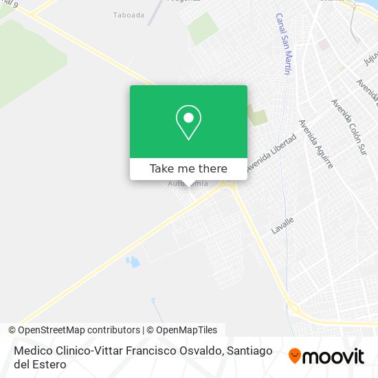 Mapa de Medico Clinico-Vittar Francisco Osvaldo