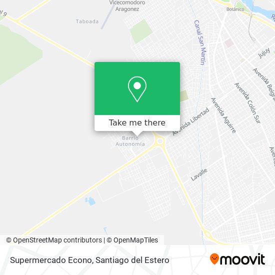 Supermercado Econo map