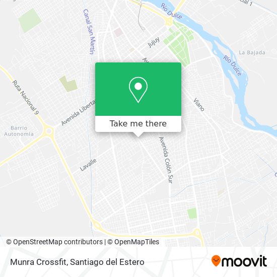 Munra Crossfit map