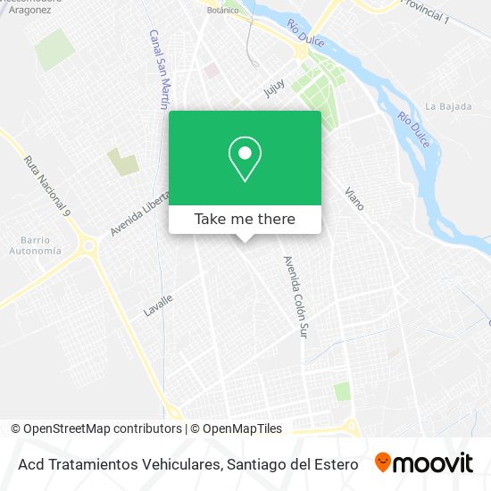 Mapa de Acd Tratamientos Vehiculares