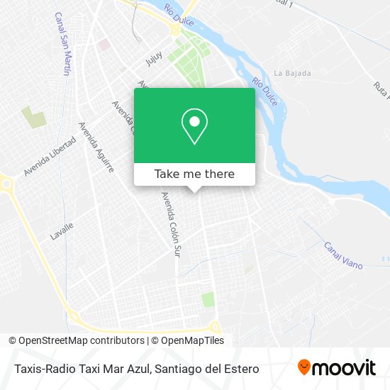 Taxis-Radio Taxi Mar Azul map