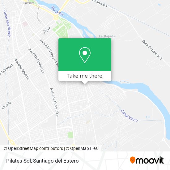 Pilates Sol map
