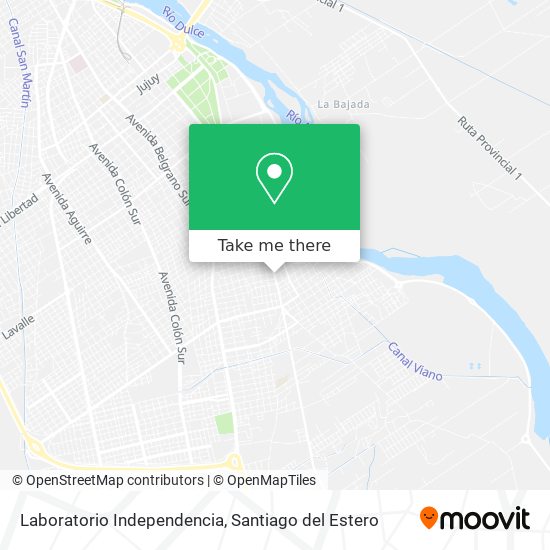 Laboratorio Independencia map