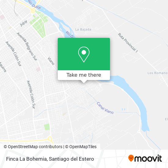 Finca La Bohemia map