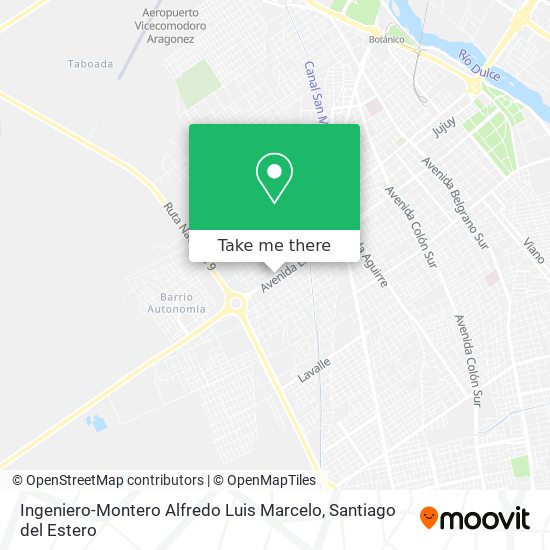 Ingeniero-Montero Alfredo Luis Marcelo map