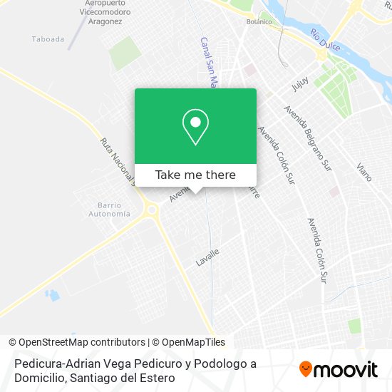 Pedicura-Adrian Vega Pedicuro y Podologo a Domicilio map