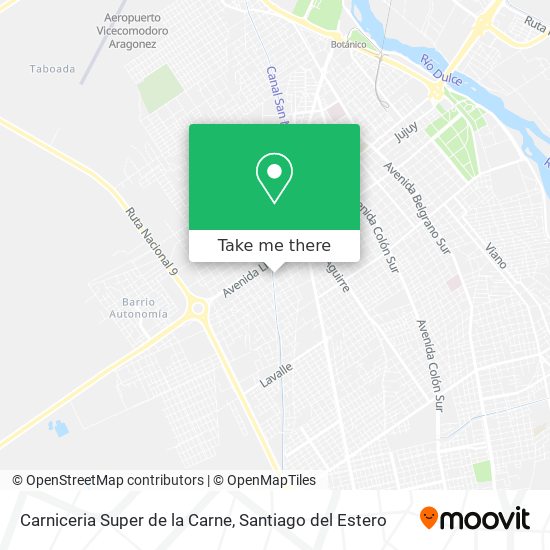 Carniceria Super de la Carne map