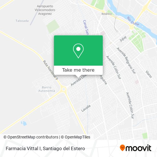 Mapa de Farmacia Vittal I