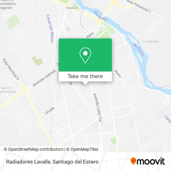 Mapa de Radiadores Lavalle