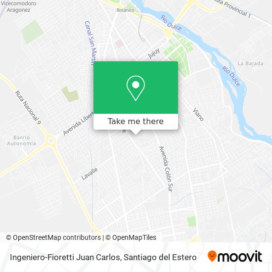 Mapa de Ingeniero-Fioretti Juan Carlos