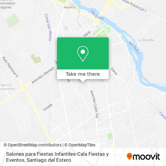 Salones para Fiestas Infantiles-Cala Fiestas y Eventos map