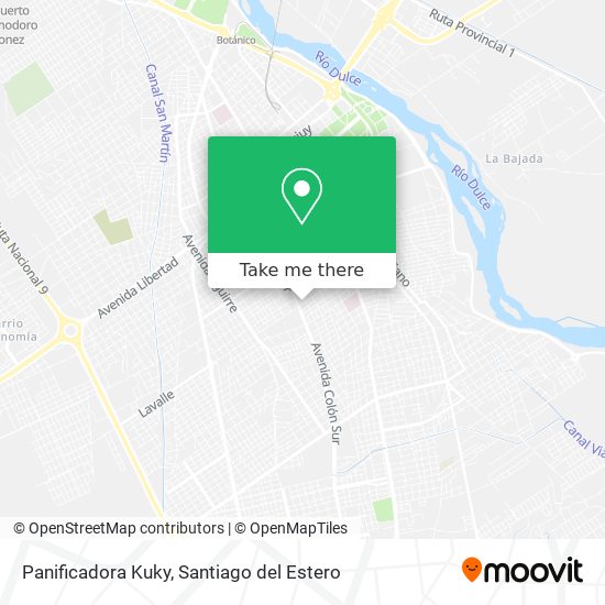 Mapa de Panificadora Kuky