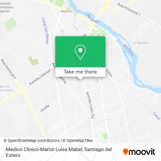Medico Clinico-Martin Luisa Mabel map