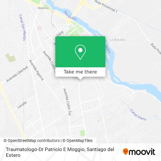 Traumatologo-Dr Patricio E Moggio map