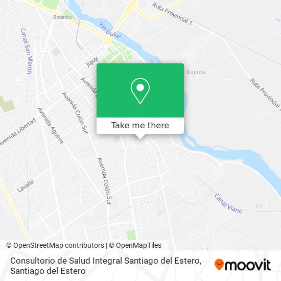 Consultorio de Salud Integral Santiago del Estero map