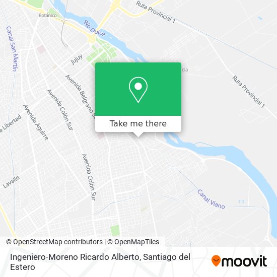 Mapa de Ingeniero-Moreno Ricardo Alberto
