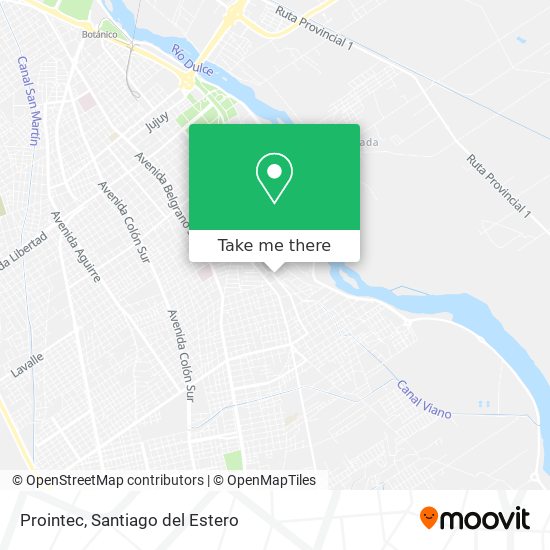 Mapa de Prointec