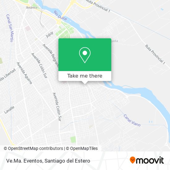 Ve.Ma. Eventos map