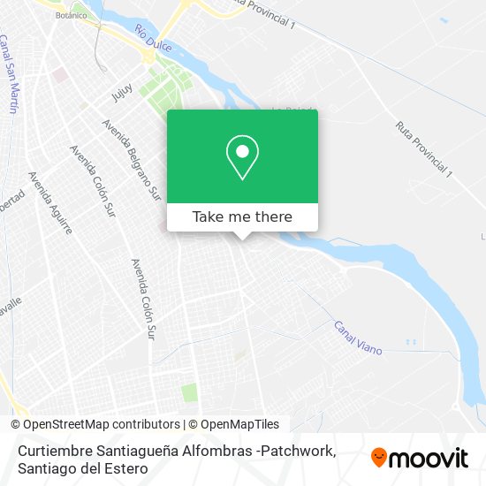 Curtiembre Santiagueña Alfombras -Patchwork map