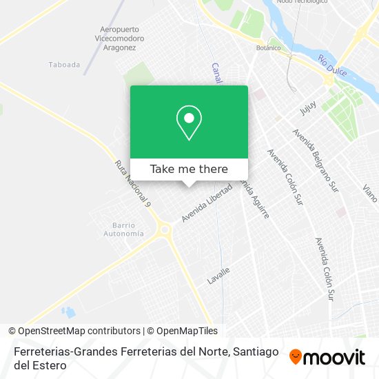 Ferreterias-Grandes Ferreterias del Norte map