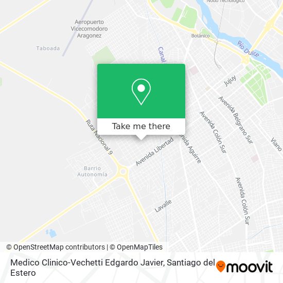 Medico Clinico-Vechetti Edgardo Javier map