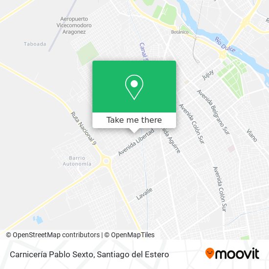 Carnicería Pablo Sexto map