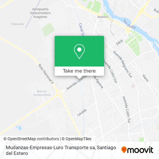 Mudanzas-Empresas-Luro Transporte sa map