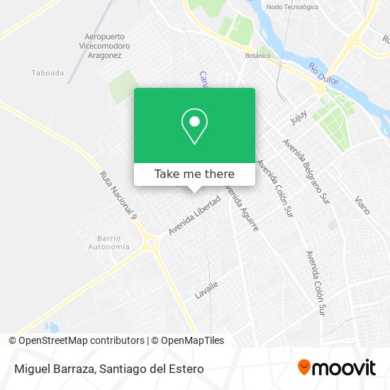 Miguel Barraza map