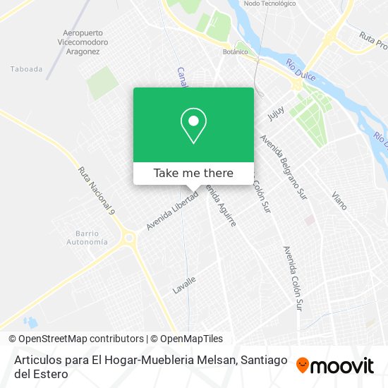Mapa de Articulos para El Hogar-Muebleria Melsan