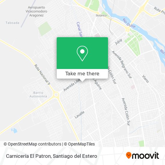 Carnicería El Patron map