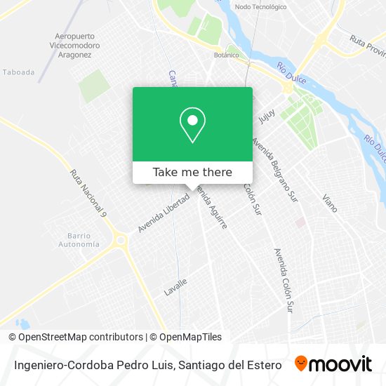 Ingeniero-Cordoba Pedro Luis map