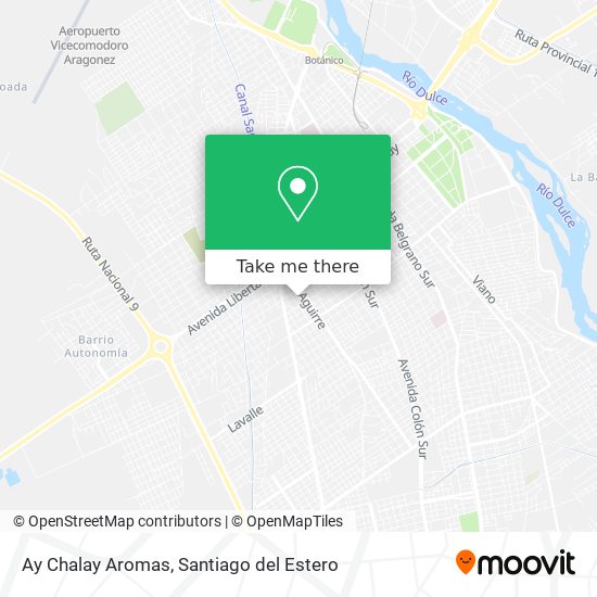 Ay Chalay Aromas map