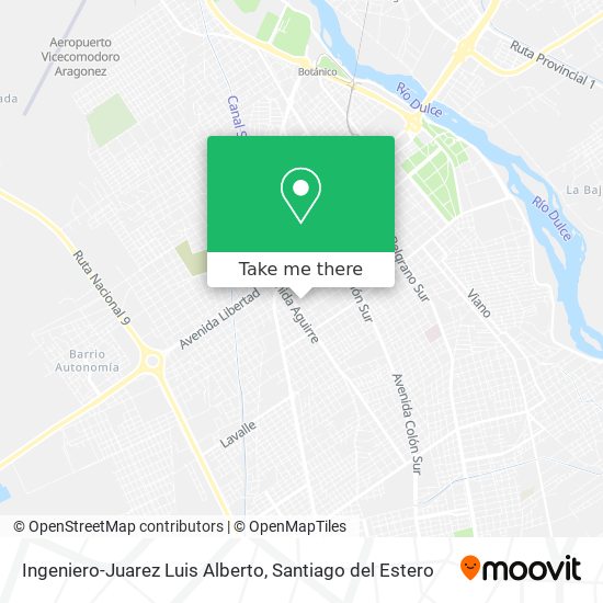 Ingeniero-Juarez Luis Alberto map