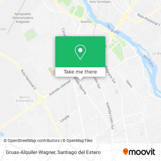 Mapa de Gruas-Alquiler-Wagner