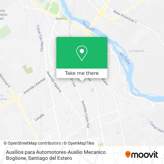 Mapa de Auxilios para Automotores-Auxilio Mecanico Boglione