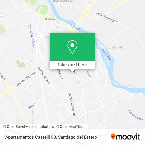 Apartamentos Castelli 90 map