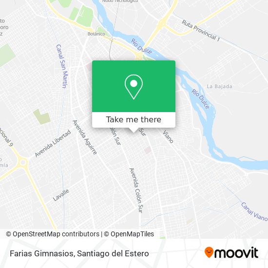 Mapa de Farias Gimnasios
